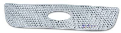 Ford F150 APS Punch Grille - Honeycomb with Logo Opening - Upper - Stainless Steel - F45722O