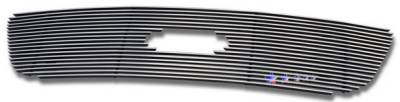 Ford F150 APS Billet Grille - Honeycomb Style with Logo Opening - Upper - Stainless Steel - F65722S