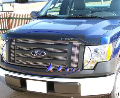 Ford F150 APS Billet Grille - Upper - Aluminum - F66606A