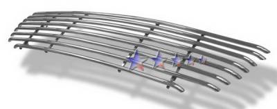 Ford F150 APS Tubular Grille - Honeycomb without Logo Opening - Upper - Stainless Steel - F68011S