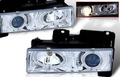 Chevrolet Suburban WinJet Headlight - Chrome & Blue - WJ10-0002-15