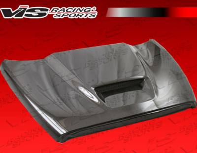 Dodge Ram VIS Racing SRT Black Carbon Fiber Hood - 02DGRAM2DSRT-010C