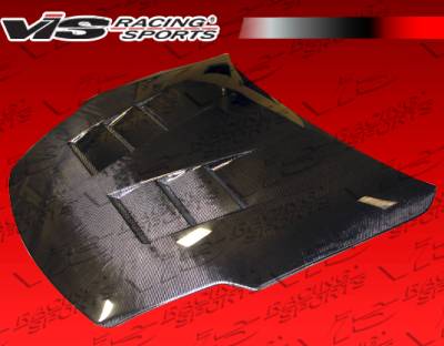 Nissan 350Z VIS Racing Terminator Black Carbon Fiber Hood - 03NS3502DTM-010C