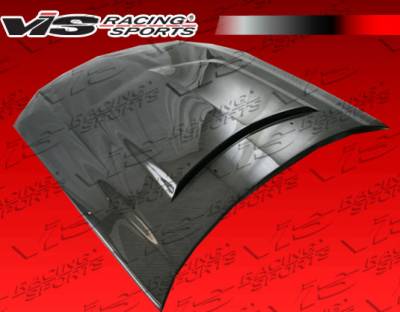 Ford Mustang VIS Racing Invader Black Carbon Fiber Hood - 05FDMUS2DVS-010C