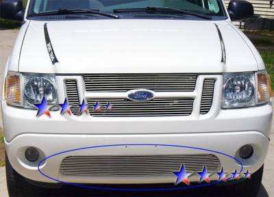 Ford Explorer APS Billet Grille - Bumper - Aluminum - F85322A