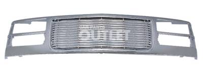 Wave Style Chrome Grille