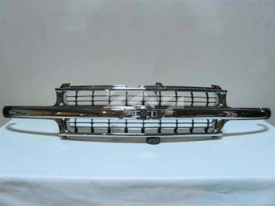 Chrome with Black Insert Grille