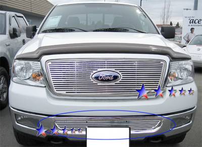 Ford F150 APS CNC Grille - Bumper - Aluminum - F95351A