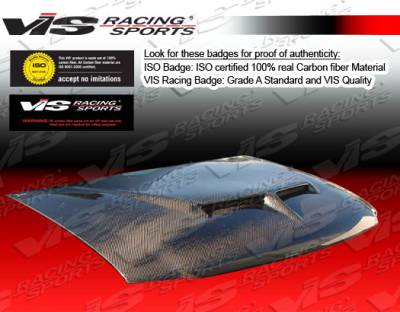 Chevrolet Suburban VIS Racing Fiberglass Outlaw Type 2 Hood - 92CHSUB4DOL2-010