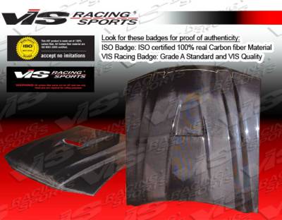 Ford Mustang VIS Racing SS Black Carbon Fiber Hood - 94FDMUS2DSS-010C