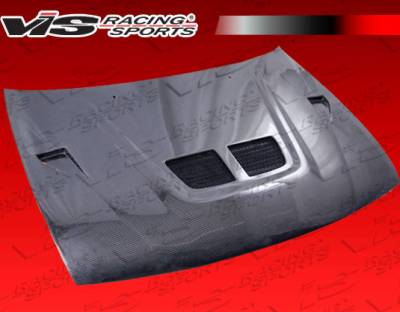 Nissan Sentra VIS Racing EVO Black Carbon Fiber Hood - 95NS2002DEV-010C