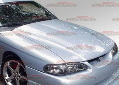 Ford Mustang AIT Racing Type-1 Style Hood - FM94BMT1FH