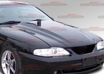 Ford Mustang AIT Racing Type-4 Style Hood - FM94BMT4FH