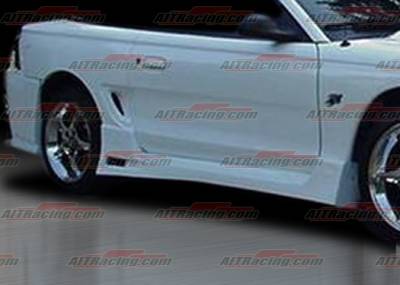 Ford Mustang AIT Racing SIN Style Side Skirts - FM94HISINSS