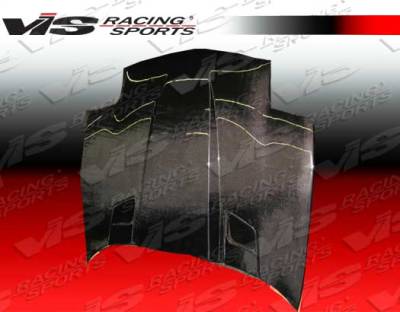 Chevrolet Corvette VIS Racing Penta Black Carbon Fiber Hood - 97CHCOR2DPEN-010C