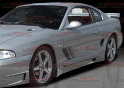 Ford Mustang AIT Racing Stallion Style Side Skirts - FM94HISTASS