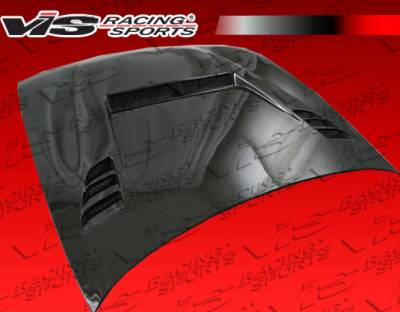 Nissan 240SX VIS Racing JS 2 Carbon Fiber Hood - 97NS2402DJS2-010C