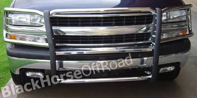 Chevrolet Silverado Black Horse Modular Push Bar Guard