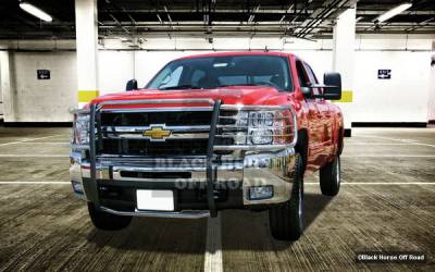 Chevrolet Silverado Black Horse Modular Push Bar Guard