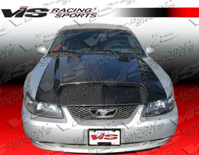 Ford Mustang VIS Racing GT-500 Black Carbon Fiber Hood - 99FDMUS2DGT5-010C