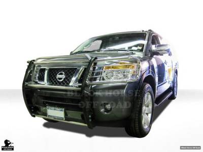 Nissan Titan Black Horse Push Bar Guard