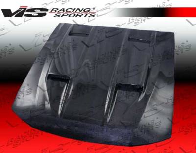 Ford Mustang VIS Racing Mach-5 Black Carbon Fiber Hood - 99FDMUS2DMK5-010C