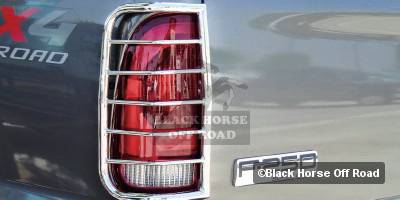 Ford F250 Black Horse Taillight Guards