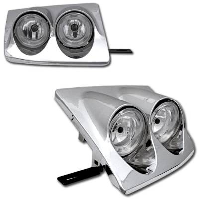 Chrome Dual Halo Headlights