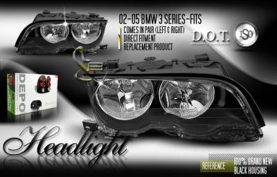 Depo Black Headlights