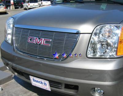 GMC Yukon APS Billet Grille - with Logo Opening - Upper - Aluminum - G65778A