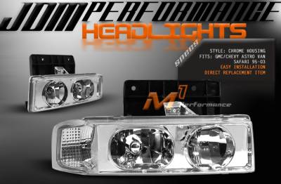 JDM Chrome Headlights