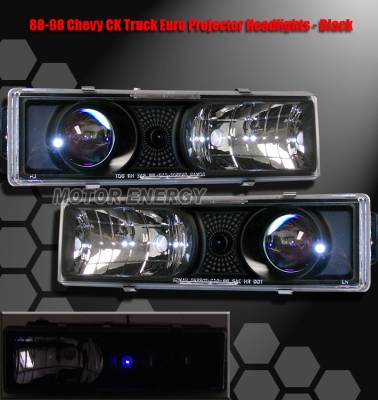 Euro Black Pro Headlights