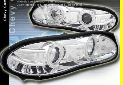 Chrome LED Halo Pro Headlights