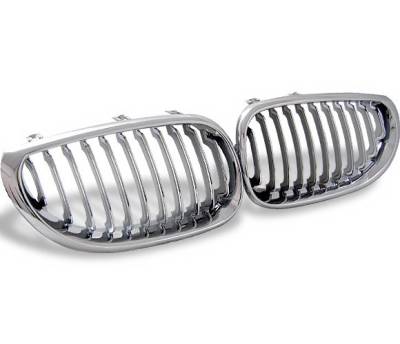 BMW 5 Series 4CarOption Front Hood Grille - GR-E600305XCS-A