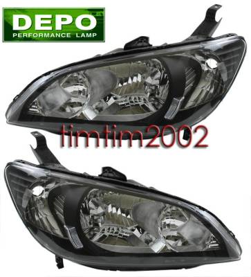 Black Depo Headlights