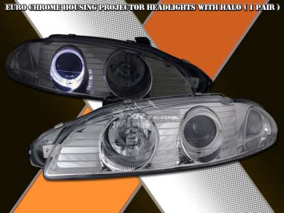 Euro Chrome Halo Pro Headlights