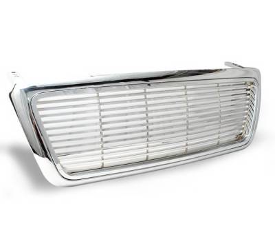 Ford F150 4CarOption Front Hood Grille - GRZ-F1500405-CM