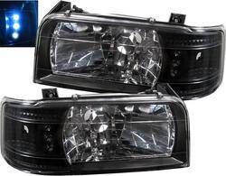 Black LED Headlights