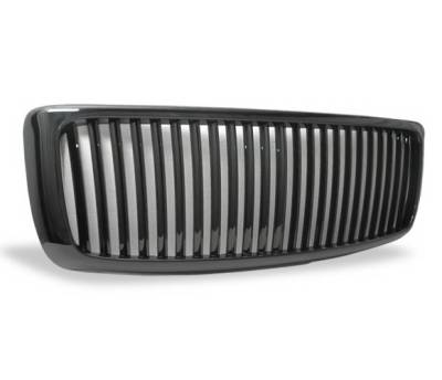 Dodge Ram 4CarOption Front Hood Grille - GRZV-RAM0206-BK