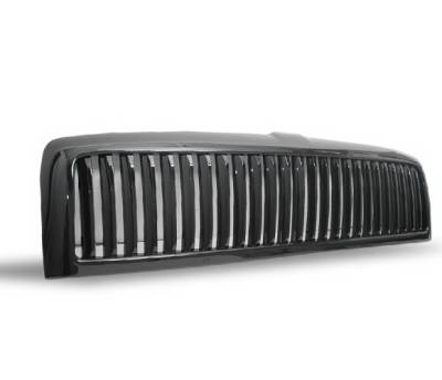 Dodge Ram 4CarOption Front Hood Grille - GRZV-RAM9401-BK