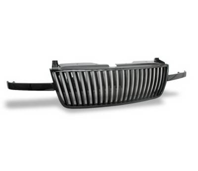 Chevrolet Silverado 4CarOption Front Hood Grille - GRZV-SLV0506-BK