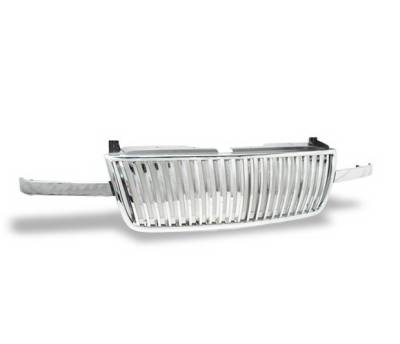 Chevrolet Silverado 4CarOption Front Hood Grille - GRZV-SLV0506-CM