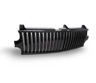 Chevrolet Silverado 4CarOption Front Hood Grille - GRZV-SLV9902-BK