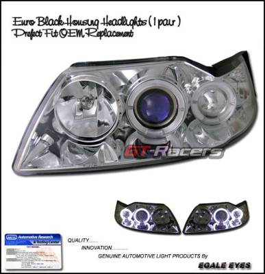 Chrome Dual Halo Pro Headlights