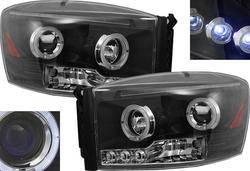 Black Halo LED Headlights