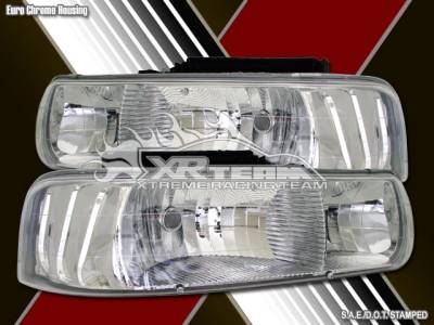 Chrome Clear Lense Headlights