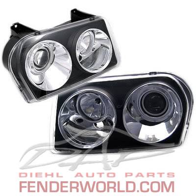 JDM Euro Black Headlights