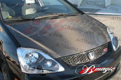 Honda Civic AIT Racing OEM Style Carbon Fiber Hood - HC06BMCFH2