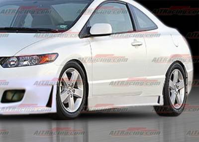 Honda Civic 2DR AIT Racing Zen Style Side Skirts - HC06HIZENSS2