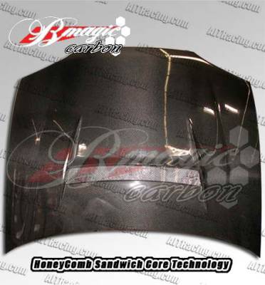 Honda Civic AIT Racing N1 Style Carbon Fiber Hood - HC92BMN1SCFH